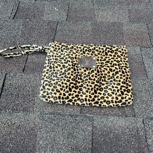 Louis Vuitton Leopard Print Wristlet